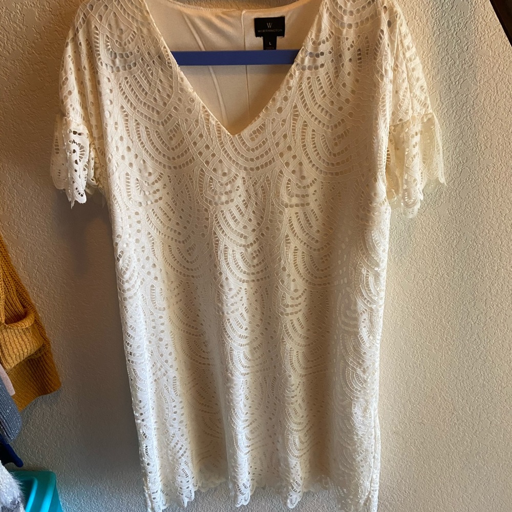 Lace dress used once !